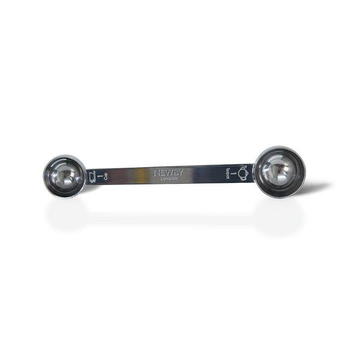 Dual Stainless Steel Scoop - Silver