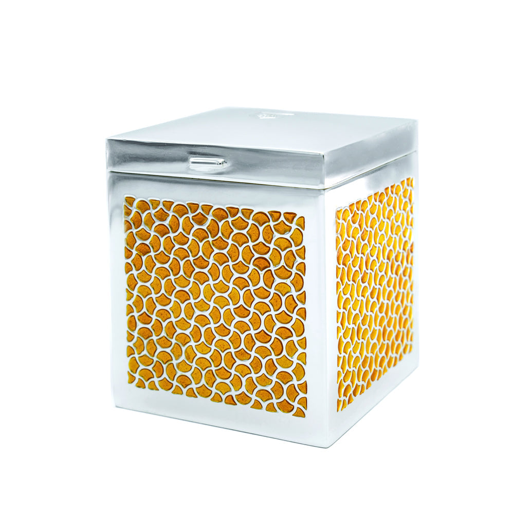 Silver-Plated Caddy Yellow